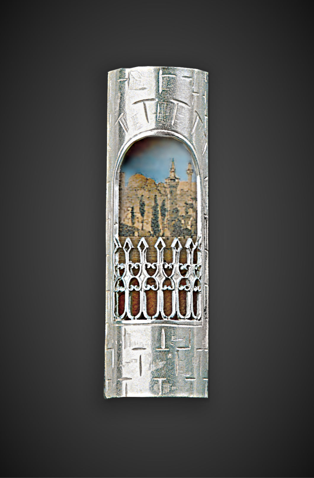 The Jerusalem Window Mezuzah