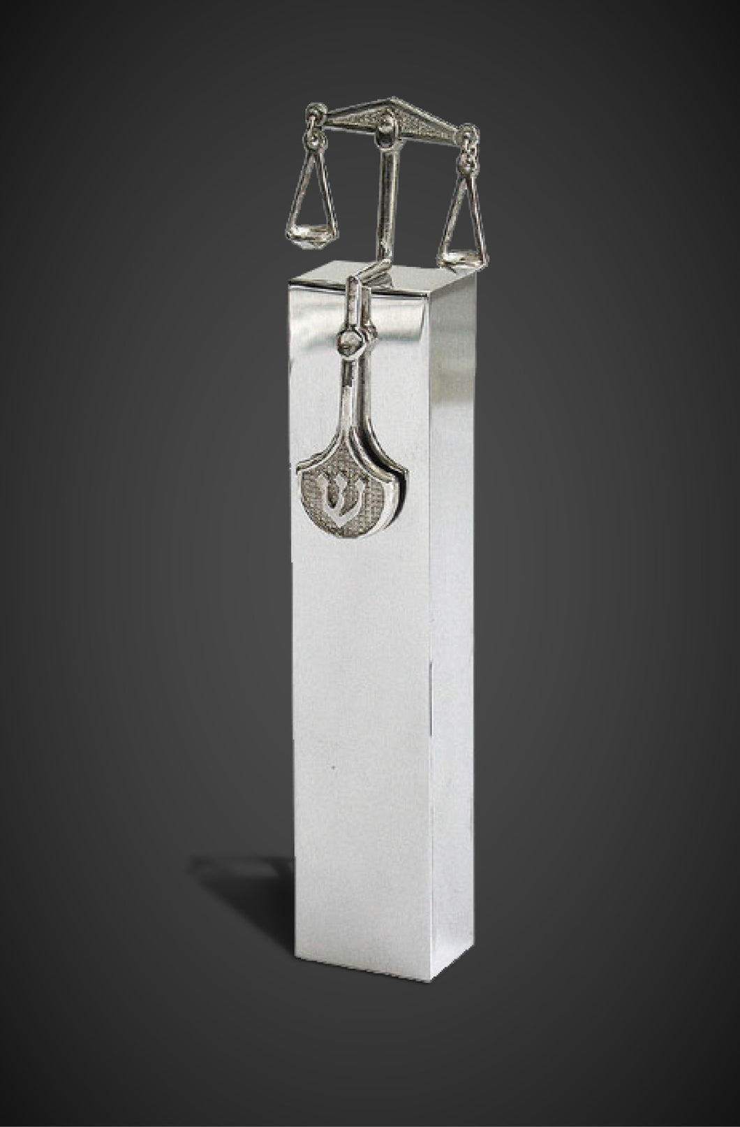 The Scales of Justice Mezuzah